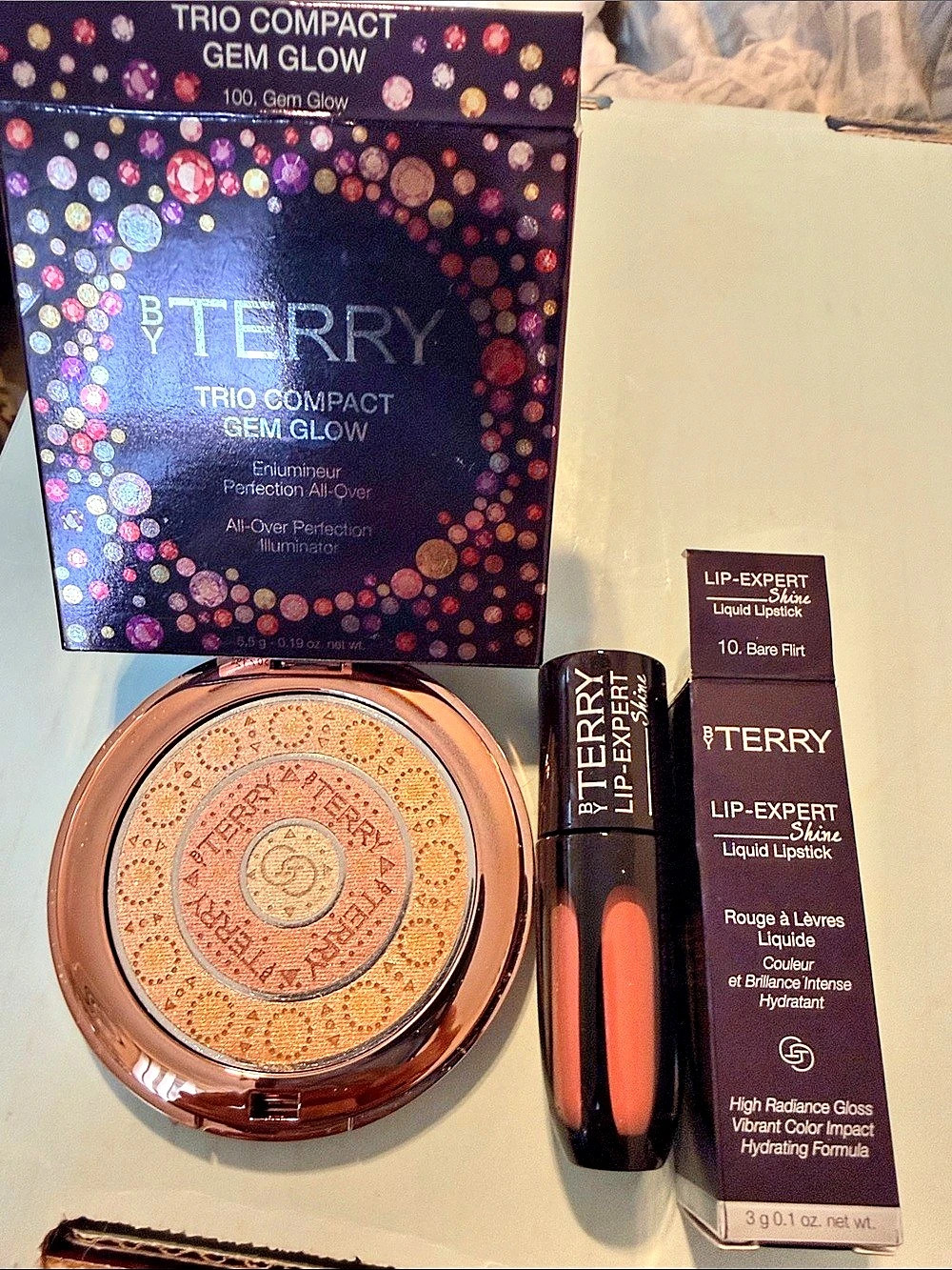 By Terry Trio Compact Gem Glow & Lip-Expert High Radiance Gloss